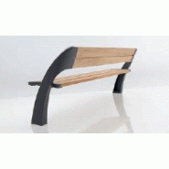 Banc public en bois moderne norcor armonia