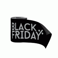Banderole "Black Friday" H 15cmx10 mètres