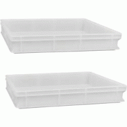 Boîte avec couvercle 45x35x25 cm - blanc 8053632010048 Boîte avec couvercle 45x35x25 cm - blanc 8053632010048
