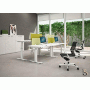 Bureau rectangulaire électrique réglable en hauteur - Quadrifoglio - Non, Non, 100_1