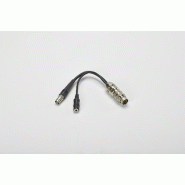CHAUVIN ARNOUX - Adaptateur connectique DIN 8 points (mâle) vers BNC (femelle) pour pH et redox, Jack (femelle) pour la température - CA10101