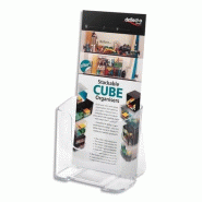 Deflecto Porte-brochures, incliné, 1/3 A4 portrait - 0079916775012