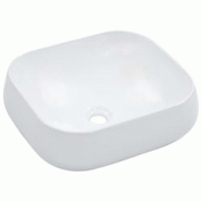 Helloshop26 - Lavabo lave-mains vasque à poser monter salle de bain intérieur salle d'eau cabine de toilette maison 44,5 x 39,5 cm 02_0002614 - 3000 Helloshop26 - Lavabo lave-mains vasque à poser monter salle de bain intérieur salle d'eau cabine de toilette maison 44,5 x 39,5 cm 02_0002614 - 3000