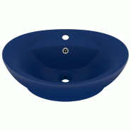 Helloshop26 - Lavabo ovale de luxe à trop-plein vasque à poser de toilette lave-mains de salle de bain maison intérieur 58,5 x 39 cm 02_0002677 - b Helloshop26 - Lavabo ovale de luxe à trop-plein vasque à poser de toilette lave-mains de salle de bain maison intérieur 58,5 x 39 cm 02_0002677 - b