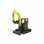 Mini-pelle AMX 50 - AMMANN - moteur diesel Kubota V2403-CRT, cabine basculante, chenilles en caoutchouc