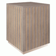 Podium haut Vertigo T03 MDF naturel et béton 45x45x60cm