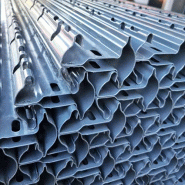 Poteau à encoches - 2m, Gris, GIGA_0