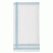 Serviette intissé tissu motif tradition bleu 45x45cm - par 600