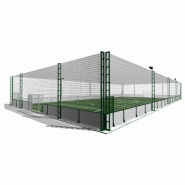 Terrain complet foot en salle indoor futsal avec pelouse