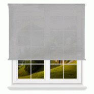 WellHome - Store enrouleur en polyester translucide 140 x 180cm (largeur x hauteur) couleur grise - gris polyester WH14960