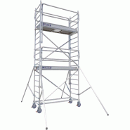 Échafaudage roulant aluminium DOCKER 85 version garde-corps EXMDS - Hauteur de travail : 5,90 m - DUARIB - 7120042 Échafaudage roulant aluminium DOCKER 85 version garde-corps EXMDS - Hauteur de travail : 5,90 m - DUARIB - 7120042