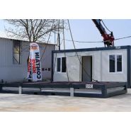 Bungalow en kit flatpack con-12 bungalow de chantier cabane de chantier Bungalow en kit flatpack con-12 bungalow de chantier cabane de chantier