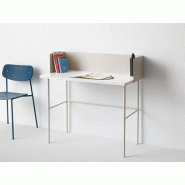 Bureau individuel Desky Floor Dsegno avec structure métallique plusieurs coloris