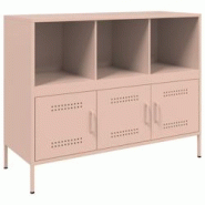 Helloshop26 - Buffet bahut commode armoire meuble de rangement organisateur cuisine salle de séjour salon 100,5 x 39 x 79 cm acier 02_0036198 - 30002 Helloshop26 - Buffet bahut commode armoire meuble de rangement organisateur cuisine salle de séjour salon 100,5 x 39 x 79 cm acier 02_0036198 - 30002