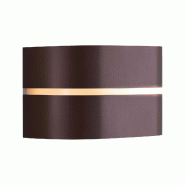 Nordlux Applique murale SIBELIS  Matière plastique Marron metallise, H.12 - IP44 - E27 / Extérieur - marron 5704924017704