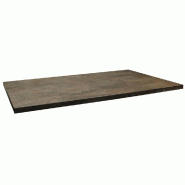Plateau rectangulaire de table d'intérieur Tavola 70x110cm stratifié Caldéra