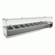 RM GASTRO Vitrine refrigerée de comptoir 8x GN 1/3 REDFOX - MCH 3180 - REDFOX - 0615402197304