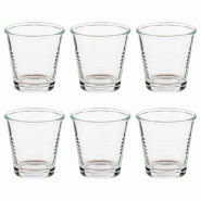 San Ignacio VIVALTO - Set de 6 tasses à café en verre 90ml - transparent verre SANR529 San Ignacio VIVALTO - Set de 6 tasses à café en verre 90ml - transparent verre SANR529