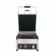 Schneider - Gril de contact grand format - rainuré / lisse, surface de cuisson : 29 x 38 cm, dimensions extérieures : 41x52x27 cm - fonte 150930 Schneider - Gril de contact grand format - rainuré / lisse, surface de cuisson : 29 x 38 cm, dimensions extérieures : 41x52x27 cm - fonte 150930