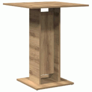 VidaXL Table de bistro chêne artisanal 60x60x75 cm bois d'ingénierie Modèle Boréal Nova Élite - 856023
