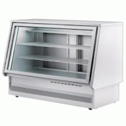 Vitrine fermée réfrigérée avec verre incliné - 1515x850x1085 mm - 420 W 230/1V - 13VC1158 Eurast - gris inox 13VC1158 Vitrine fermée réfrigérée avec verre incliné - 1515x850x1085 mm - 420 W 230/1V - 13VC1158 Eurast - gris inox 13VC1158