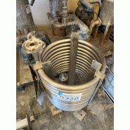 Échangeur double tube en acier inoxydable d'occasion