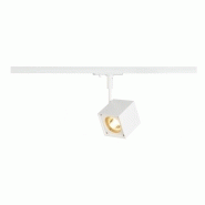 Altra dice spot pour rail monophasé, carré, blanc, gu10, max. 50w, sans rail