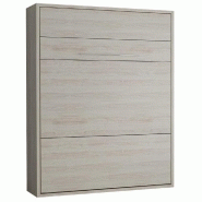 ARMOIRE LIT ESCAMOTABLE MYKONOS PIN COUCHAGE 160*200 CM.