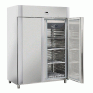 Armoire réfrigérée en acier inoxydable de 1300 L. Dégivrage au gaz chaud. Guides imprimés. Température -2°/+8°C. 140x82,3x204,5 cm. Cool Head Armoire réfrigérée en acier inoxydable de 1300 L. Dégivrage au gaz chaud. Guides imprimés. Température -2°/+8°C. 140x82,3x204,5 cm. Cool Head