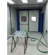 Cabine de métallisation à ventilation verticale ou horizontale - Industrie Systèmes Cabine de métallisation à ventilation verticale ou horizontale - Industrie Systèmes