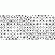 Chemin de table Romance majolique 30cm x 5m