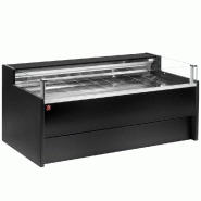 Comptoir vitrine réfrigéré boucherie poissonerie à vitre self-servi... - PVZ20/B5-VR2/SS