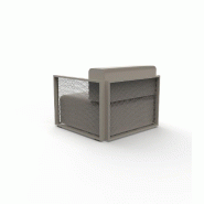 Fauteuil lounge THE FACTORY - tortora