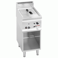 Friteuse à gaz professionnelle 8 litres sur meuble