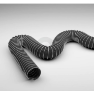 Gaine d'aspiration et de soufflage pour ventilation / climatisation , en toile polyester enduite PVC, électriquement conductrice- Master-Clip VINYL EL