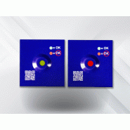 Indicateur de température -2 °C à +15 °C - LogTag FCP - Étiquettes indicatrices chimiques robustes