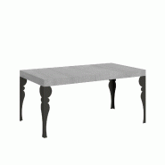 Itamoby Table Extensible Paxon Premium 120/380X90 Cm Avec Pieds Anthracite. - gris 8050598908136
