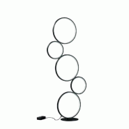 Lampadaire LED 36W, 4700lm, 3000K, H115 cm, variateur, IP20, Noir Mat - Trio - Rondo - noir 4017807423853 Lampadaire LED 36W, 4700lm, 3000K, H115 cm, variateur, IP20, Noir Mat - Trio - Rondo - noir 4017807423853