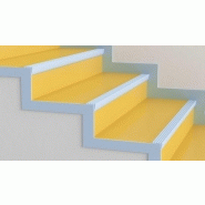 Nm 45 medium grey - nez de marche d'escalier - l 30 cm × l 5 cm Nm 45 medium grey - nez de marche d'escalier - l 30 cm × l 5 cm