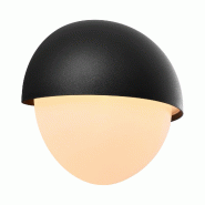 Nordlux Applique murale SCOR Round Matière plastique Noir, H.18  IP44  E14 /  Extérieur - noir 5704924023552