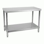Royal Catering table de travail inox professionnel 120 x 60 cm capacité de 137 kg - inox 3000234598981_0