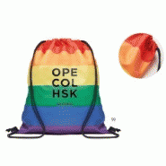 Sac à cordon arc-en-ciel rpet mo6436-99 Sac à cordon arc-en-ciel rpet mo6436-99