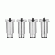 Set de 4 pieds pour réfrigérateurs et congélateurs, HENDI, 4 u - 941072_0