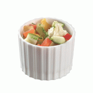 Verrine Pasta Ditalini polypropylène 60ml Ø5,5 x 4cm blanc - par 200