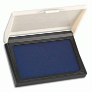 Wonday Tampon encreur pour timbre caoutchouc ou résine, encre bleue - 3701254706706