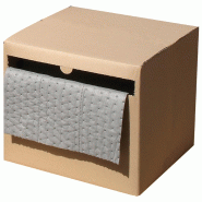 100 feuilles d'absorbant tous liquides 41x46 cm - double épaisseur avec 2 voiles de renfort - absorption 80 à 120 l
