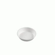 Assiette creuse ronde Ninféa pulpe de canne Ø6,5x1,5cm blanc - par 1200