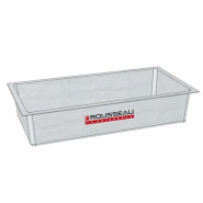 Bac à eau 550L plat en stratifié verre résine - livré avec couvercle - dimensions L1840 x l940 x h370 - couleur grège RAL9002 Bac à eau 550L plat en stratifié verre résine - livré avec couvercle - dimensions L1840 x l940 x h370 - couleur grège RAL9002