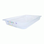 Bac HACCP Polypropylène GN 1/1 H. 65 mm  - Gastroland - transparent plastique polypropylène 3701666001451