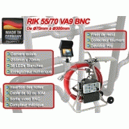 Caméra d'inspection sur dévidoir rik 55/70-va9-bnc